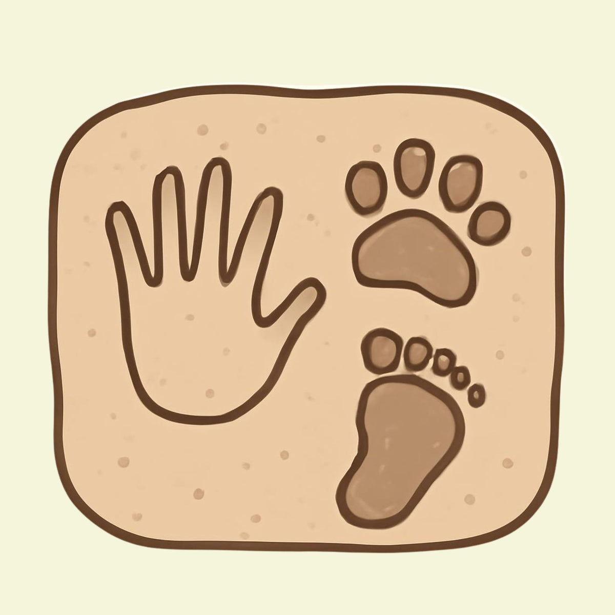 Prints in clay